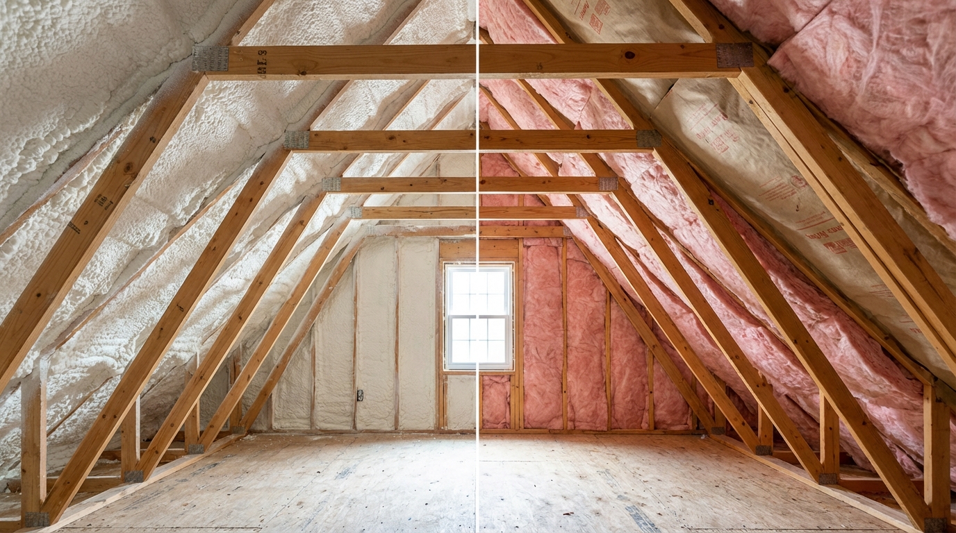 Spray Foam vs Fiberglass Insulation: Which is Better for Ontario Homes?