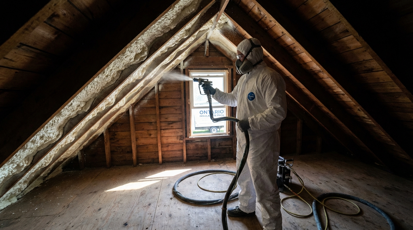 Cottage insulation Northern Ontario spray foam benefits?