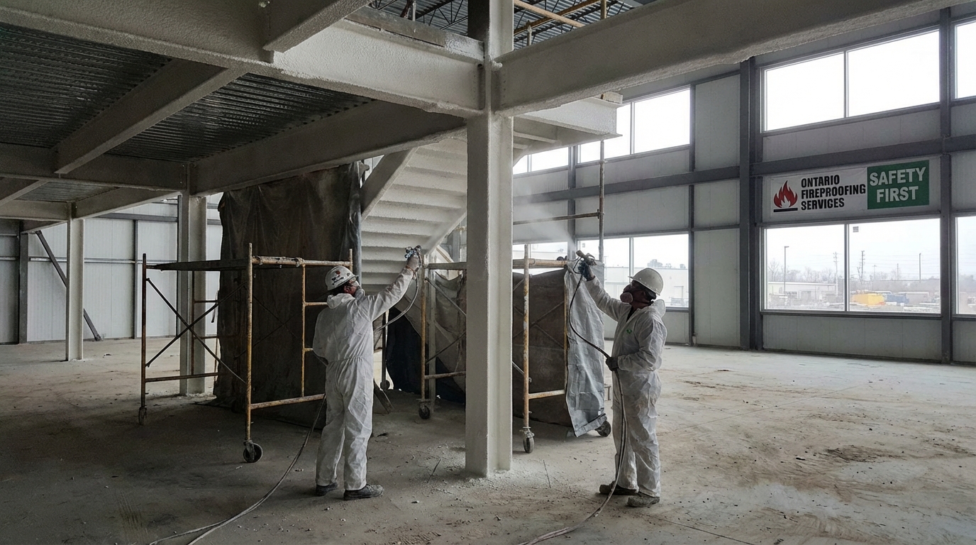 Fire rating requirements Ontario Building Code commercial structures?