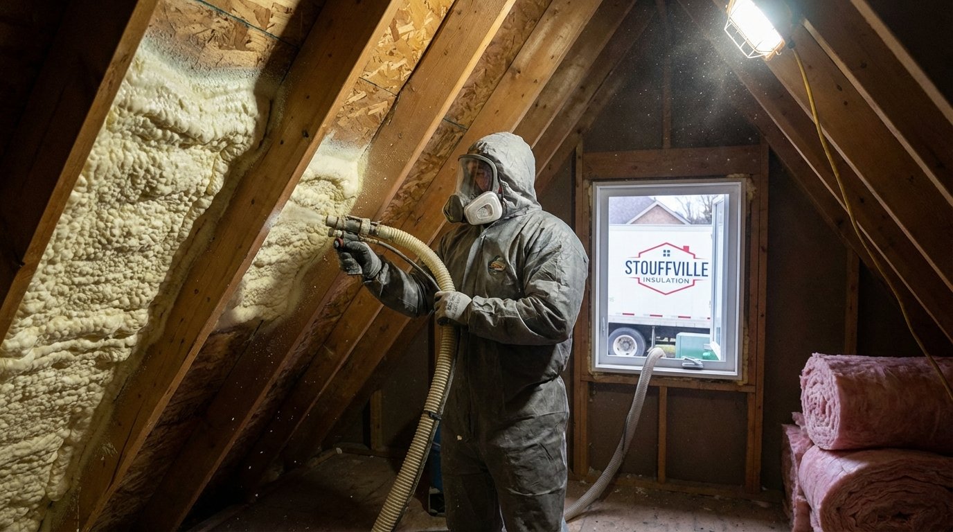 Spray Foam Insulation New Construction vs Retrofit: Complete Stouffville Ontario Guide