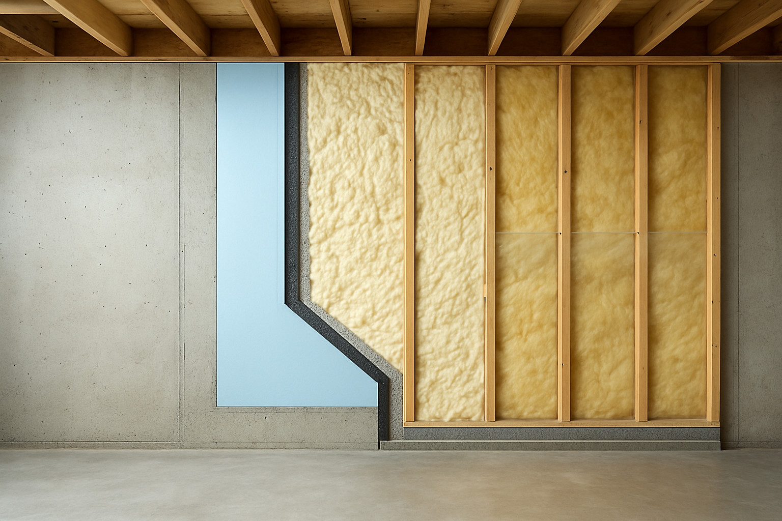 Best insulation for basement exterior walls