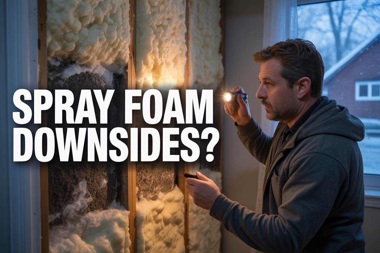 Is there a downside to spray foam insulation in Toronto Canada?