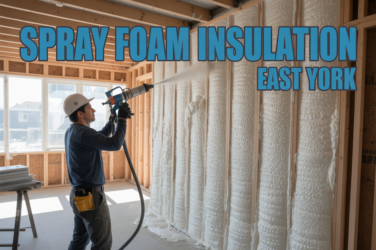 Spray foam insulation East York Toronto