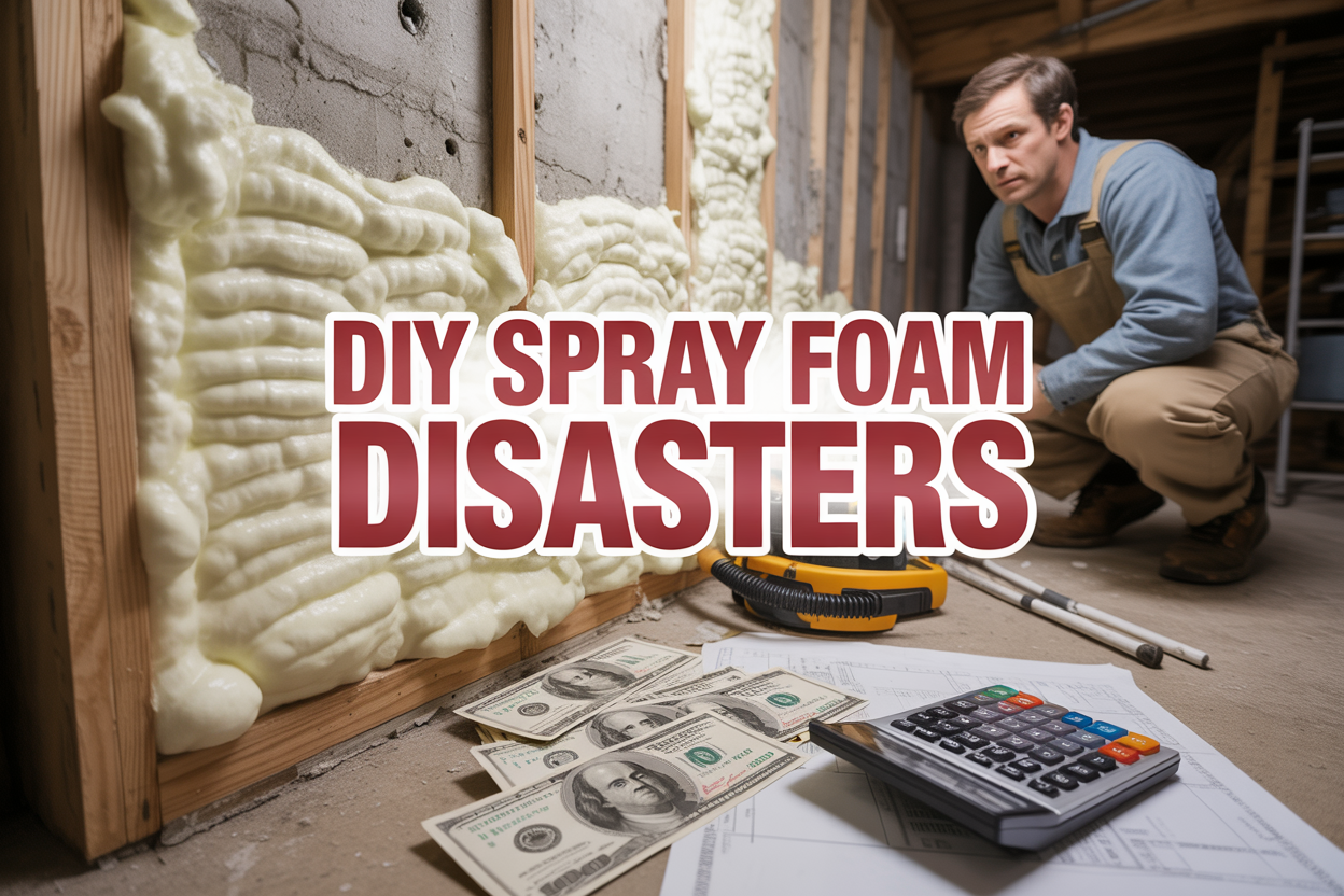 Why DIY Spray Foam Will Cost You Thousands Later
