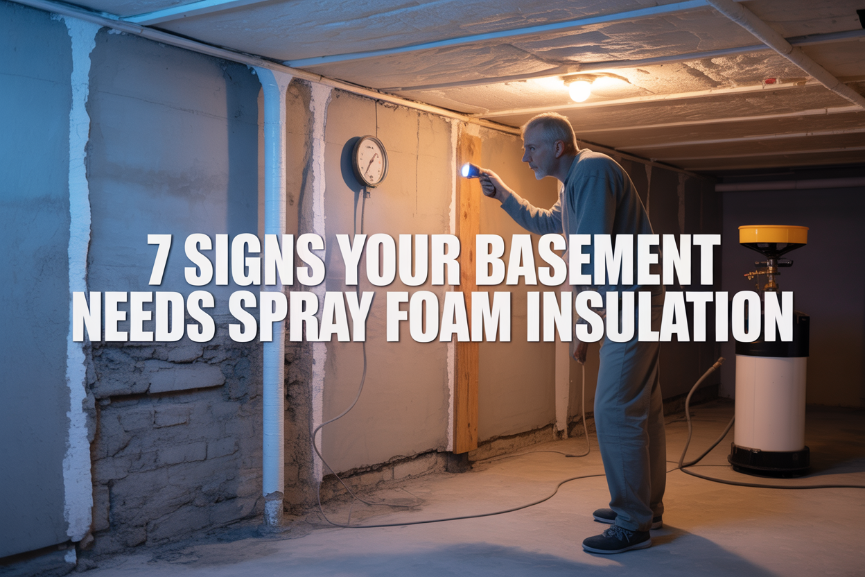 7 Signs Your Toronto Basement Needs Spray Foam Insulation Now
