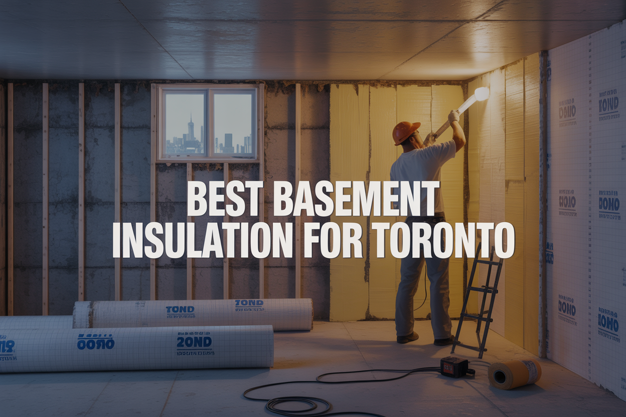 What type of insulation is best for a basement in Toronto Ontario?